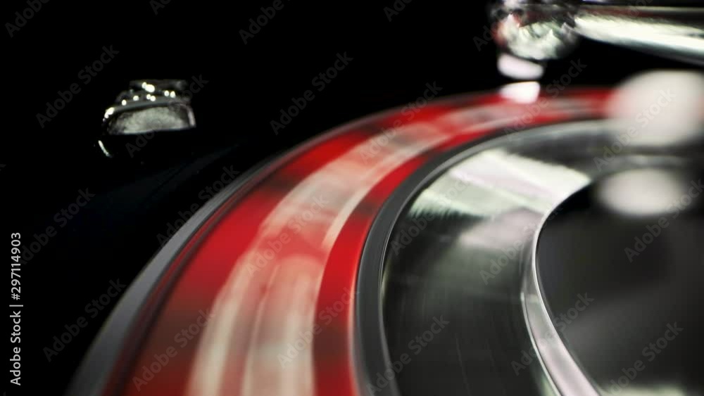 casino roulette wheel spinning and ball stopping on a random number casino roulette wheel spinning and ball stopping on a random number