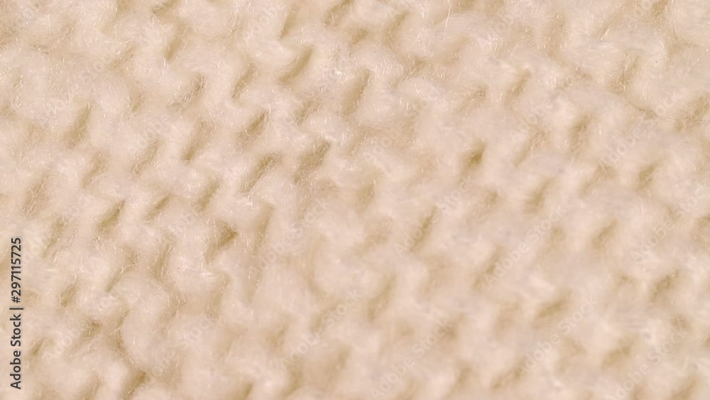 part of the white woolen cloth rotates slowly. background part of the white woolen cloth rotates slowly. background
