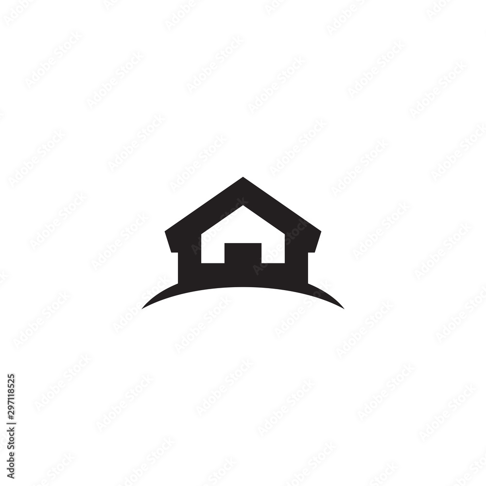 Home logo design vector illustration template