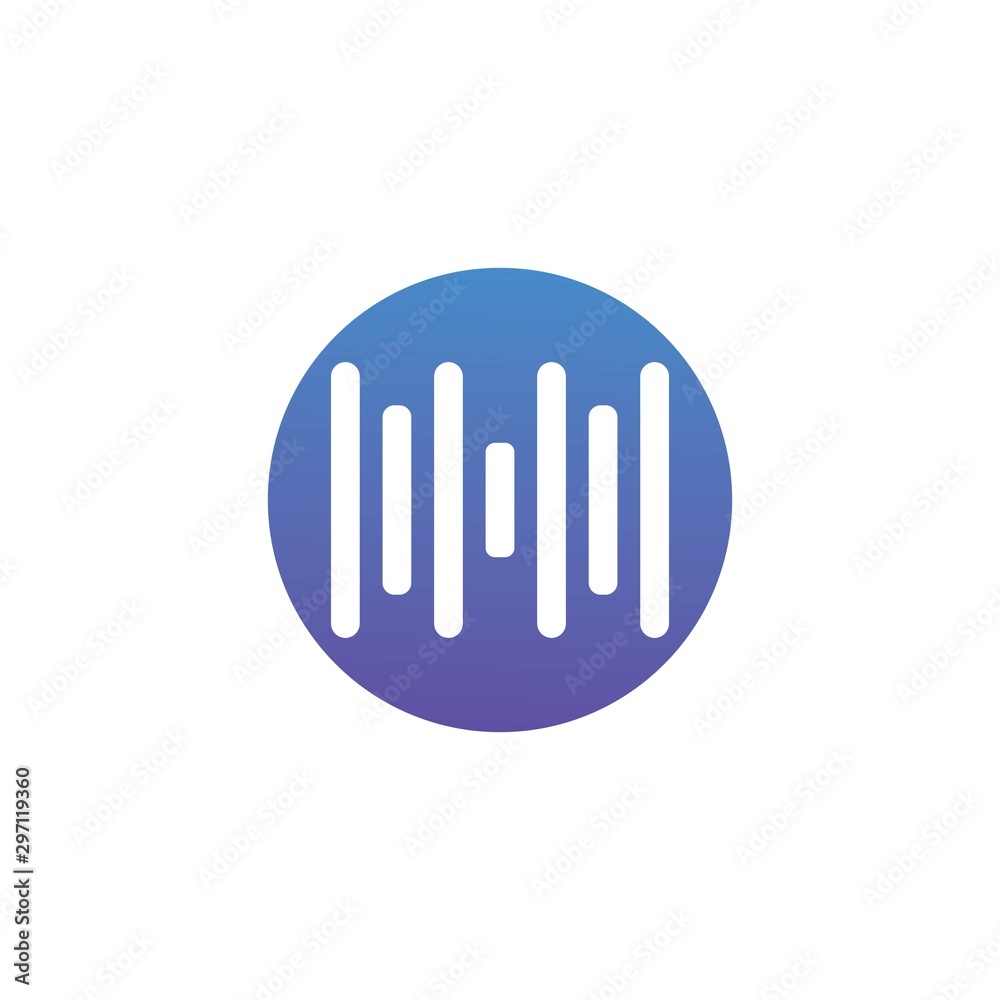 sound wave ilustration logo vector icon template sound wave ilustration logo vector icon template