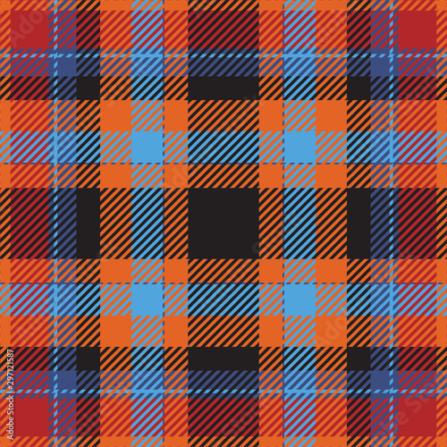 Tartan scotland seamless plaid pattern vector. Retro background fabric. Vintage check color square geometric texture.