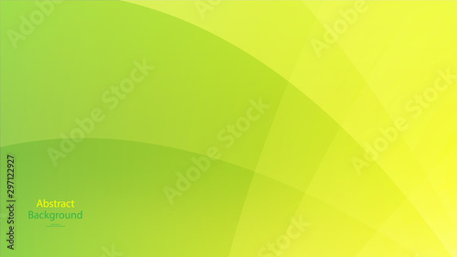 Green tone color and Yellow color background abstract art vector 