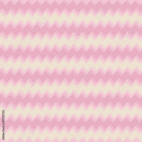 Chevron Abstract background. Seamless ikat pattern. Vector illustration. blue, red and yellow zigzag pattern ikat vector illustration.