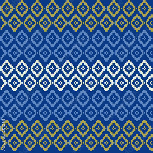 Tribal seamless colorful geometric border pattern. Ethnic vector texture.Traditional ornament.