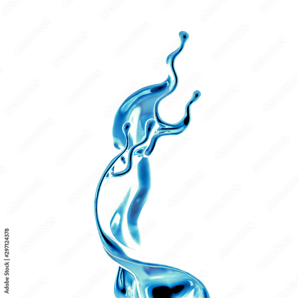 Splash fluid. 3d illustration, 3d rendering. Splash fluid. 3d illustration, 3d rendering.