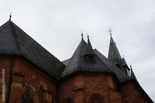 Rückseite der Martinskirche in St. Martin in der Pfalz