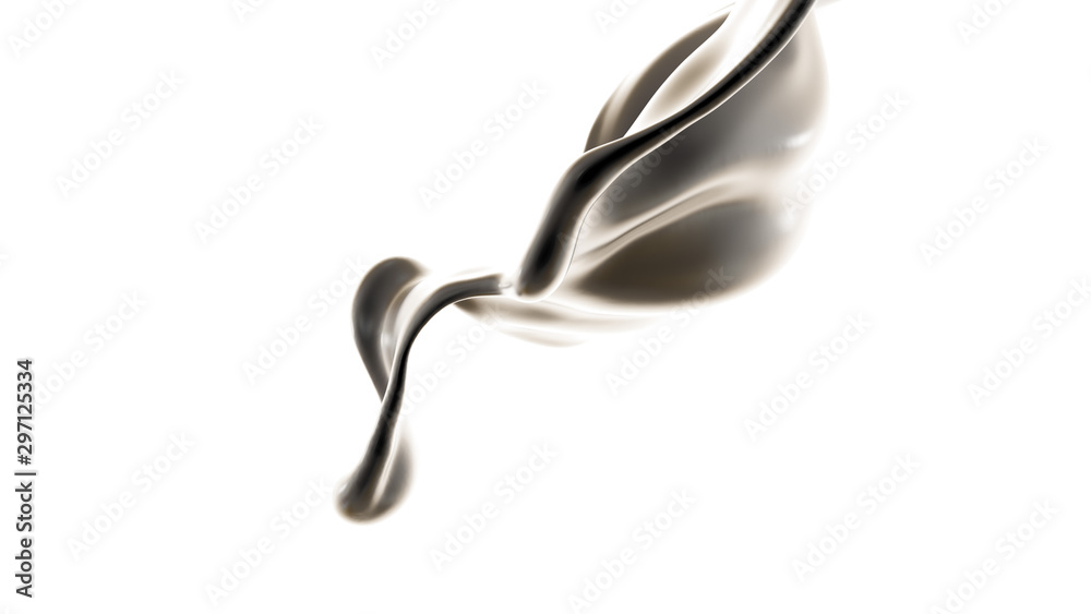 Splash fluid. 3d illustration, 3d rendering. Splash fluid. 3d illustration, 3d rendering.