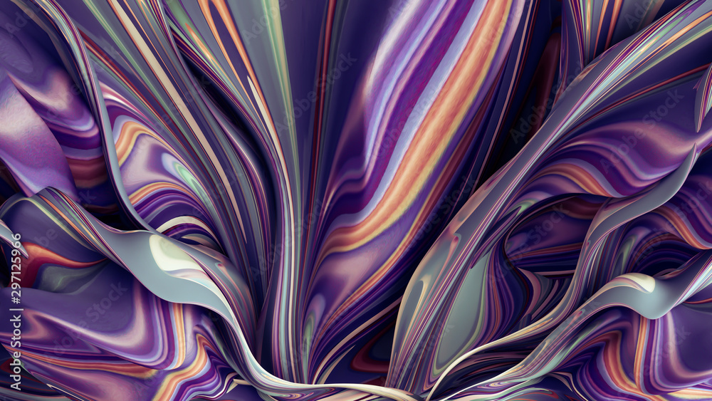 Bright background with a volumetric pattern and print. 3d illustration, 3d rendering. Bright background with a volumetric pattern and print. 3d illustration, 3d rendering.