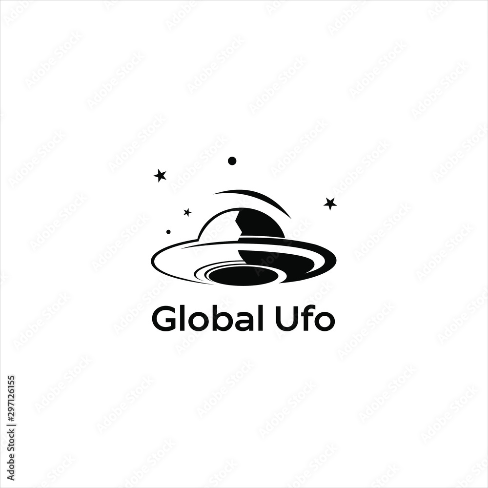 World UFO day logo design inspiration stock, vector image Adobe Stock