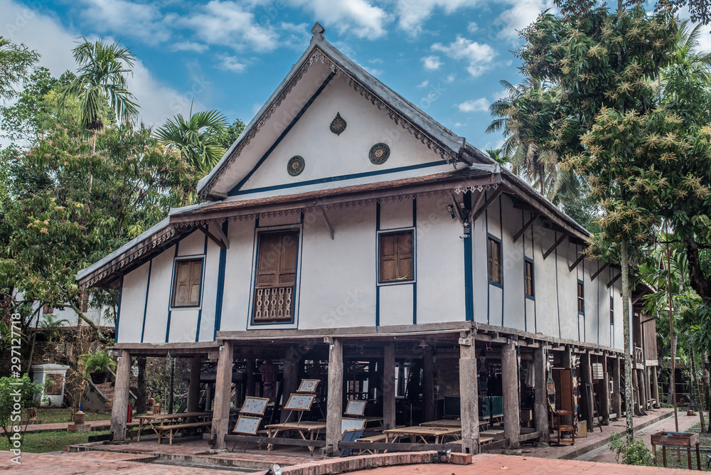 Old typical architecture in Luang Prabang, Unesco world Heritage, Laos Old typical architecture in Luang Prabang, Unesco world Heritage, Laos