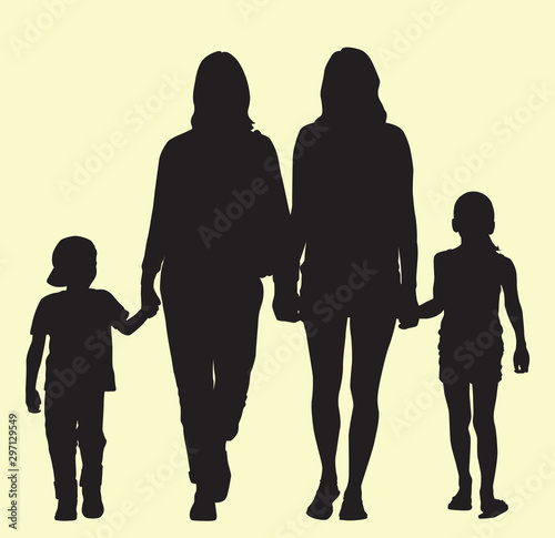 Lesbian Family with Two Kids