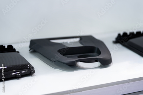 Plastic and rubber parts of automotive manufacturing by high precision mold injection in the factory