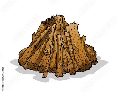 pile of wood