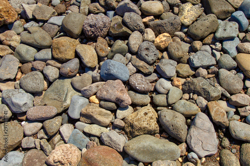 a large number of stones at each other