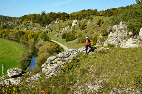 Wanderer im Altmühltal