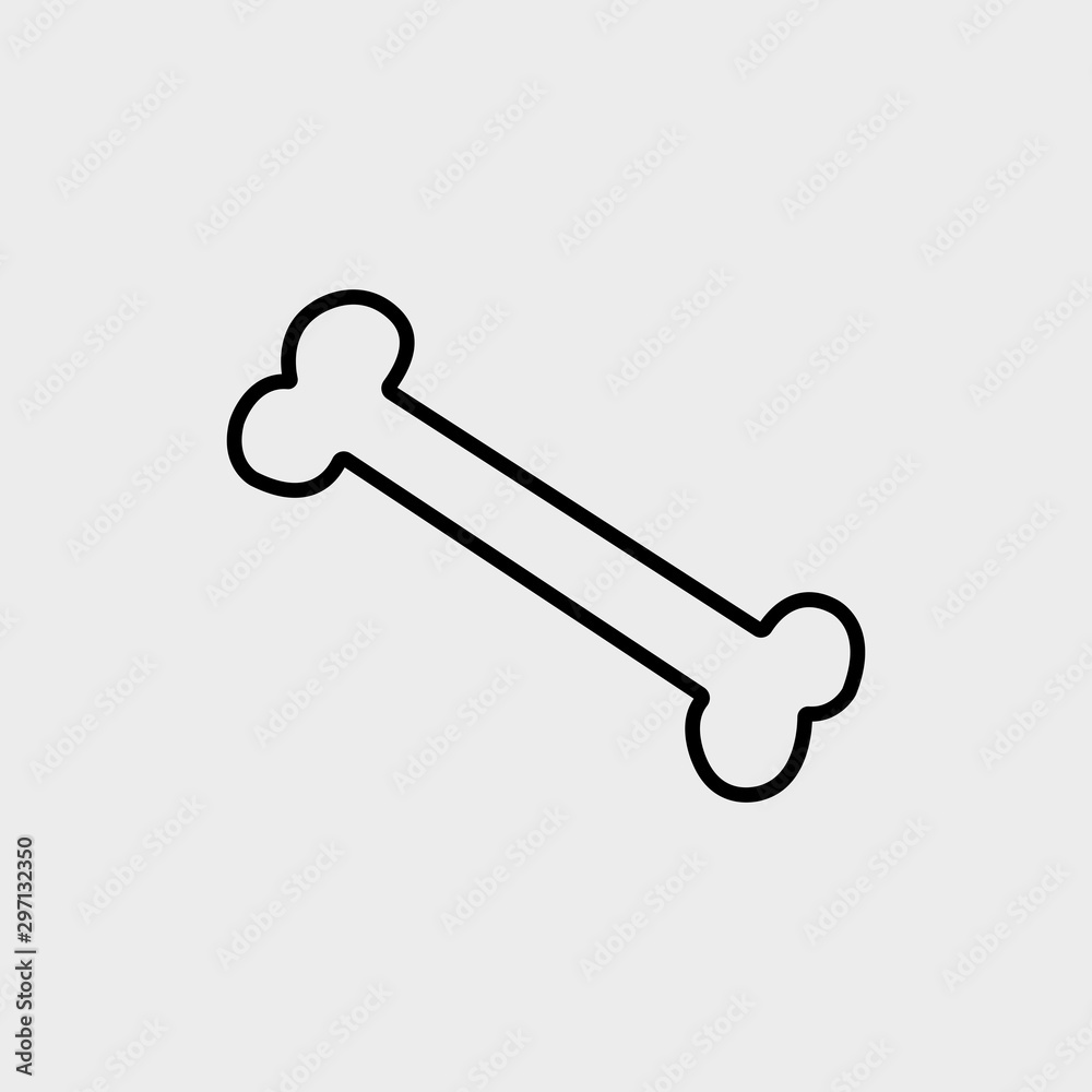 Bone icon. EPS vector file. Bone icon. EPS vector file.