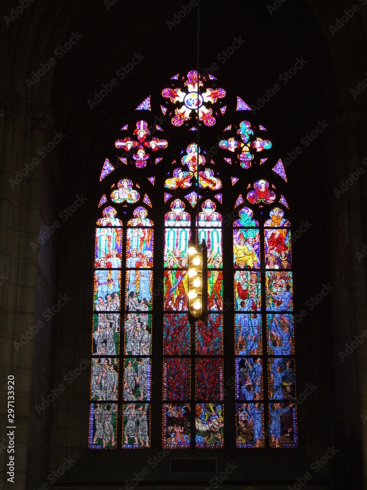 stained glass Windows of the Catholic Church