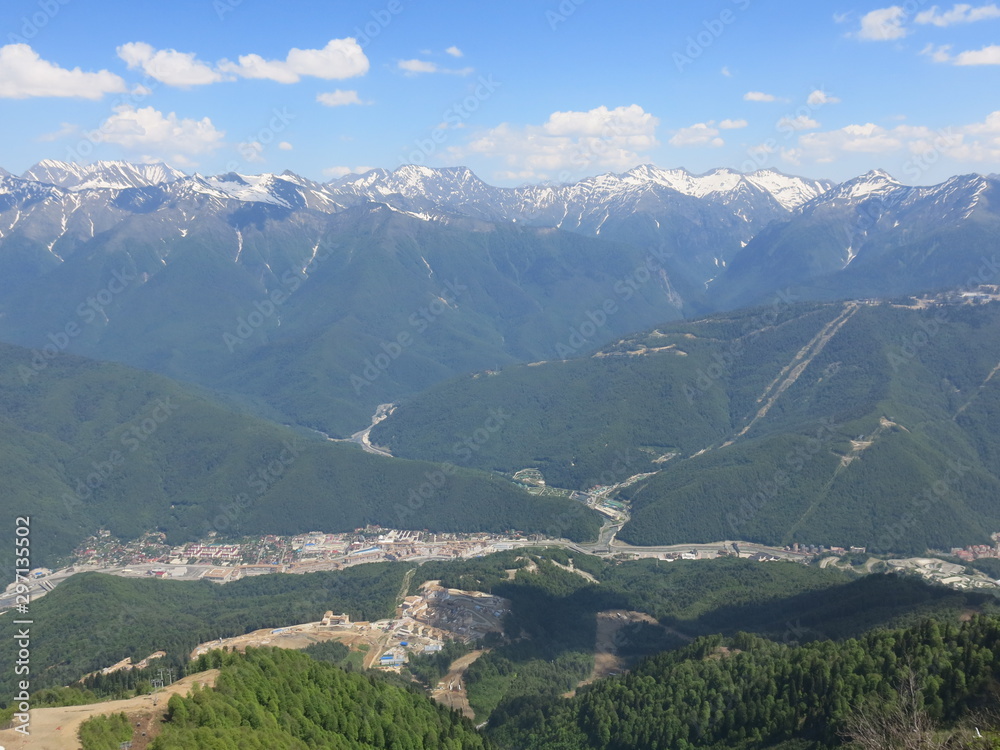 hills and mountains in Sochi