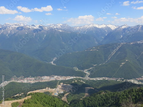 hills and mountains in Sochi