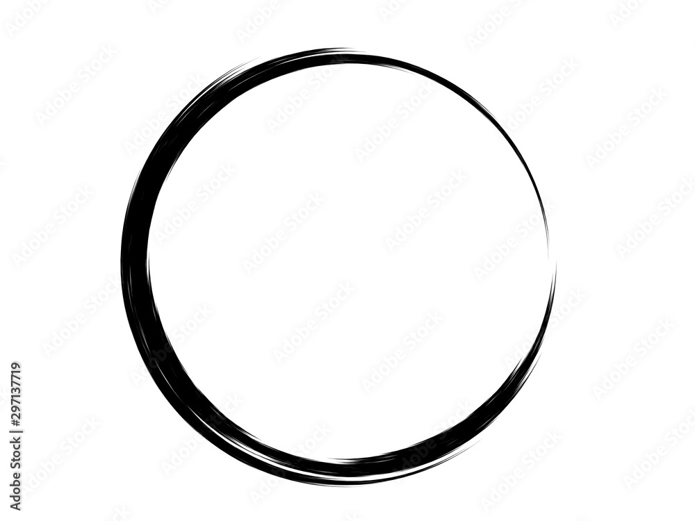 Grunge circle made of black paint.Grunge black ink frame made for your project. Grunge circle made of black paint.Grunge black ink frame made for your project.