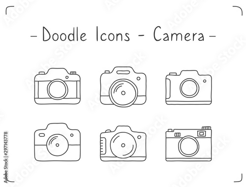 Doodle Camera Icons