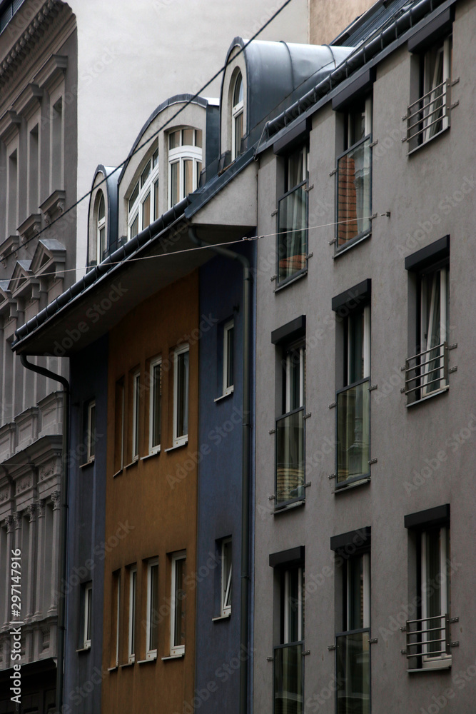 Apartments block in a neighborhood of Vienna