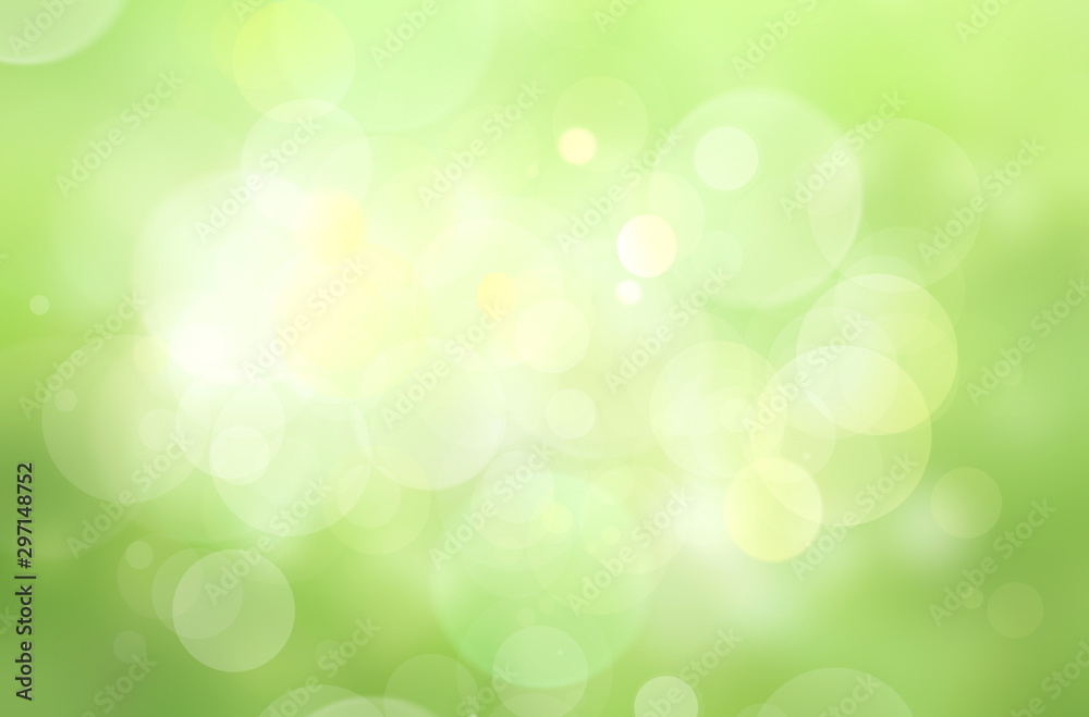 Green blurry background, defocused light backdrop. Green blurry background, defocused light backdrop.