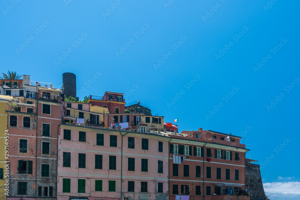 Vernazza in Italy, the cinque terre