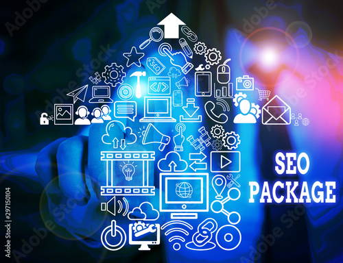 Fotografie Handwriting text writing Seo Package