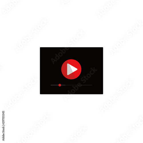 Video player interface template and mobile apps, vector illustration and white background Free Download Video player interface template and mobile apps, vector illustration and white background - GFXLoad