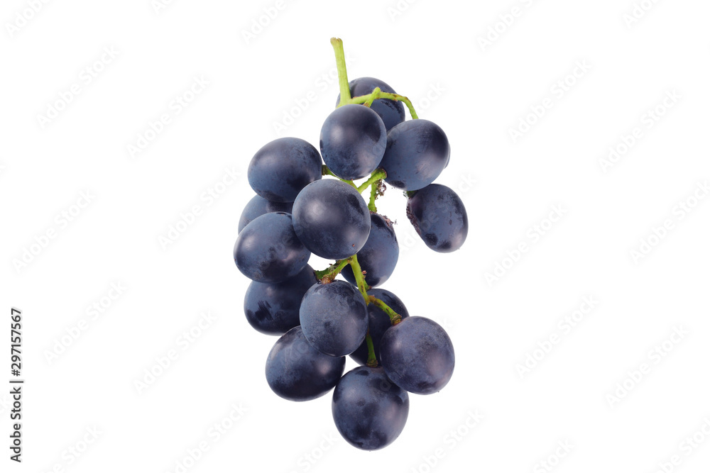 blue grape isolated on a white background. Food blue grape isolated on a white background. Food