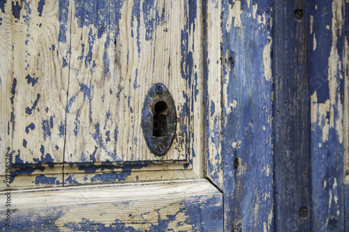 Blue wood background