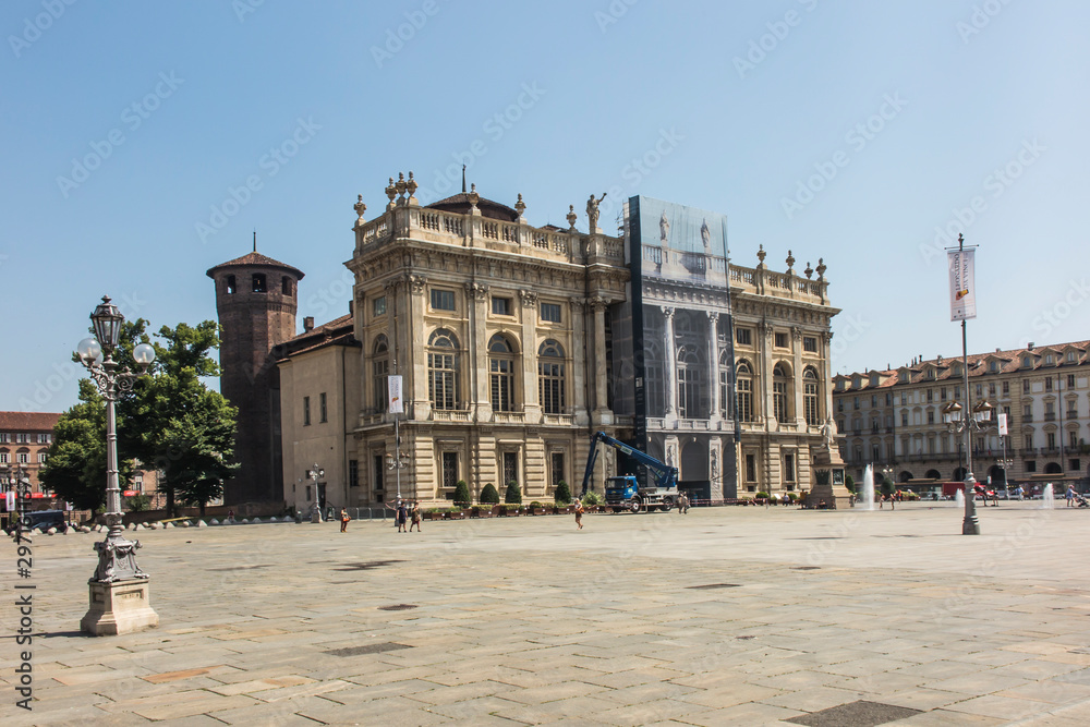 Palazzo Madama on the Castle Square in Turin