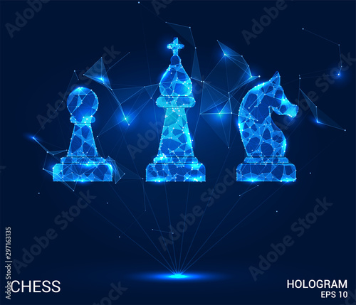 Fotografia Hologram chess
