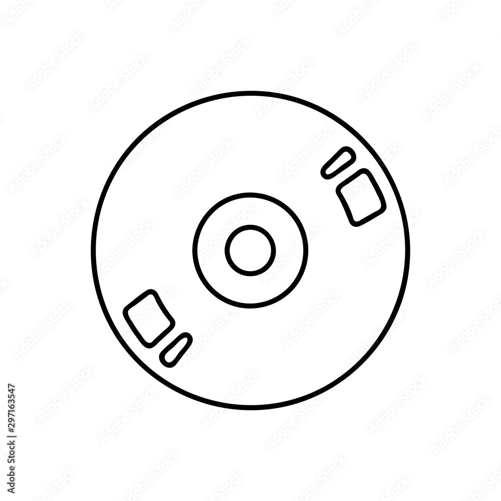 Vinyl record line icon. linear style sign for mobile concept and web design. CD disc outline vector icon. Dj music symbol, logo illustration. Stock vector illustration Vinyl record line icon. linear style sign for mobile concept and web design. CD disc outline vector icon. Dj music symbol, logo illustration. Stock vector illustration