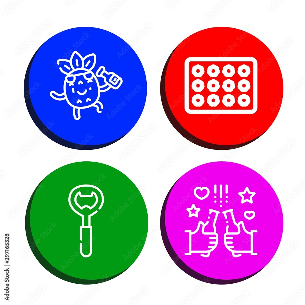 Set of pint icons such as Drunk, Beer box, Bottle opener, Beer , pint Set of pint icons such as Drunk, Beer box, Bottle opener, Beer , pint