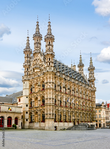 Town Hall in center of Leuven, Belgium photo