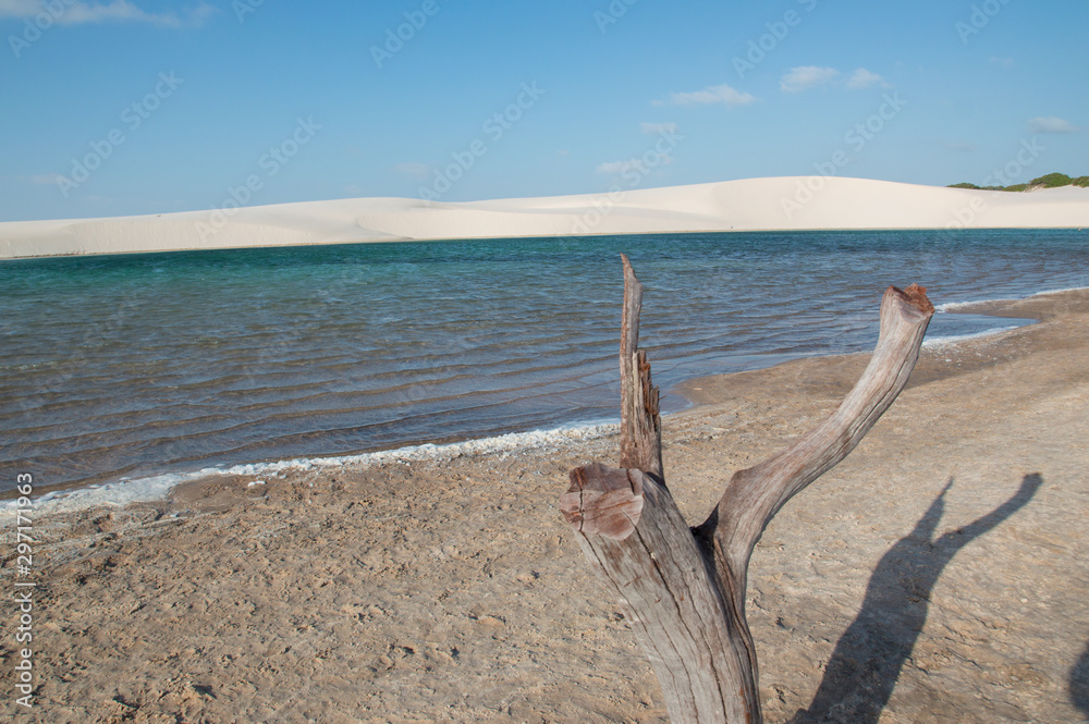 Turquoise lagoons located in the north east part of Brazil, close to the ocean (Maranhao region, Lencois Maranhenses) Turquoise lagoons located in the north east part of Brazil, close to the ocean (Maranhao region, Lencois Maranhenses)