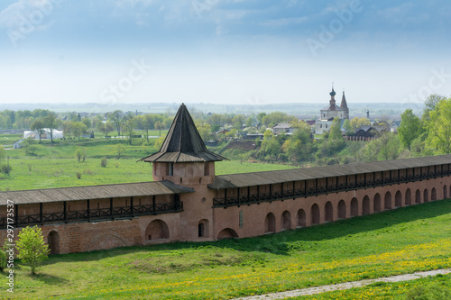 Suzdal. Walls and towers of the Spaso-Efimiev monastery