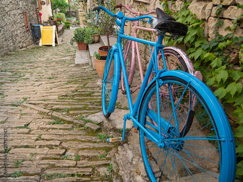 Fotografie El pueblo más pequeño del mundo, Hum en Istria, Croacia, verano de 2019
