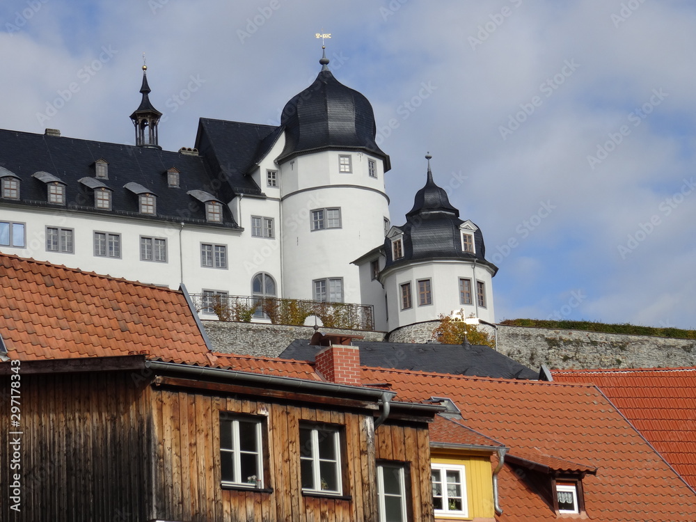 Fachwerkhaus und Schloss in Stolberg