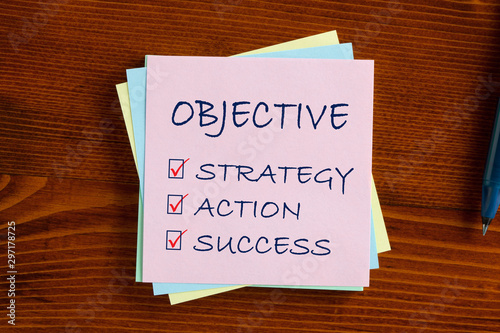 Objective Checklist Concept