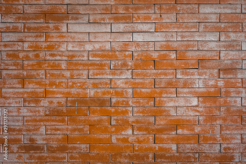 brick facade in warm colors