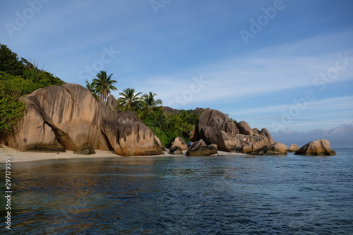 Paradise beach on the seychelles