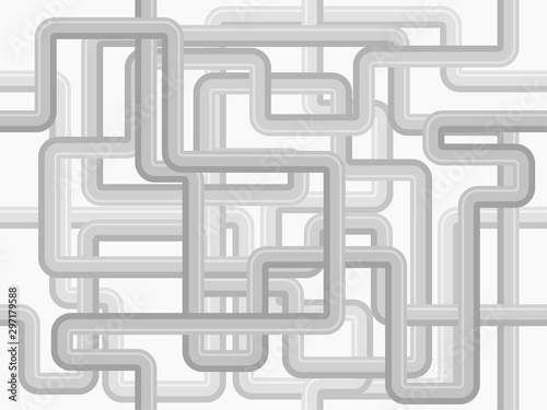 Industrial pipeline system seamless pattern