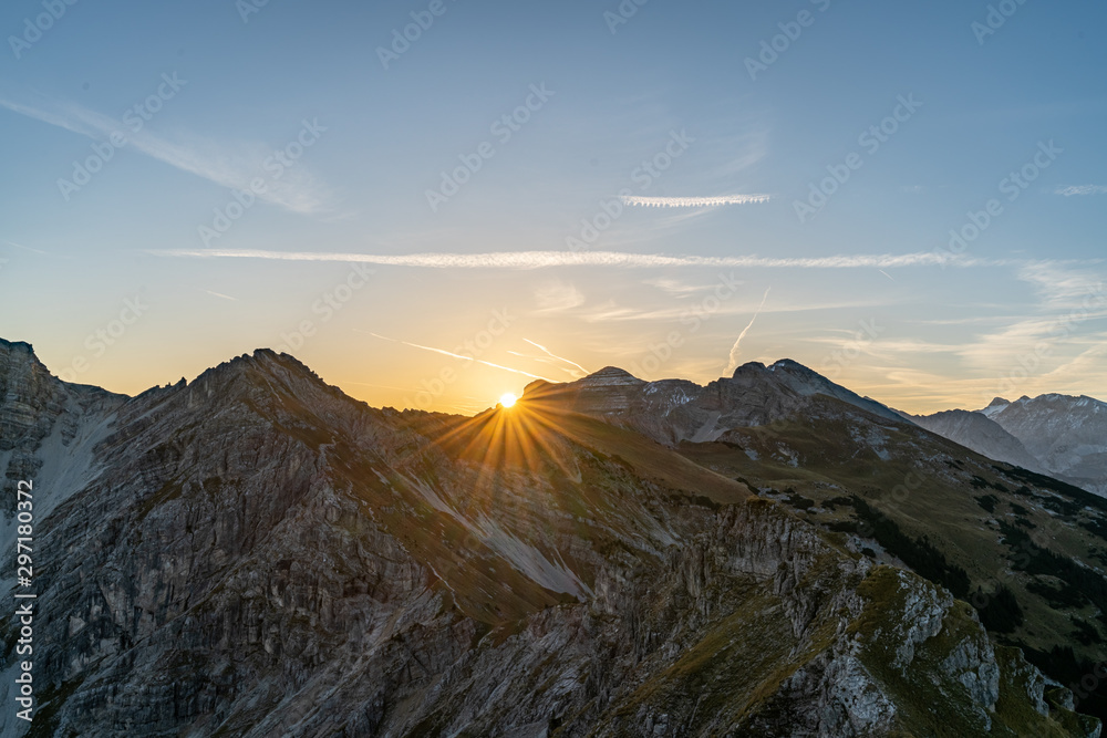 Sonnenaufgang über dem Karwendel