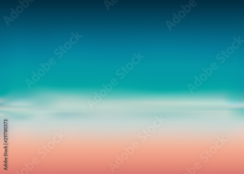 Sea - blurred background. Vector illustration