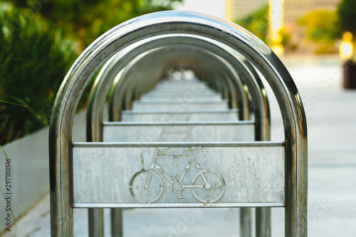 Tel aviv ecological bicycle parking place 