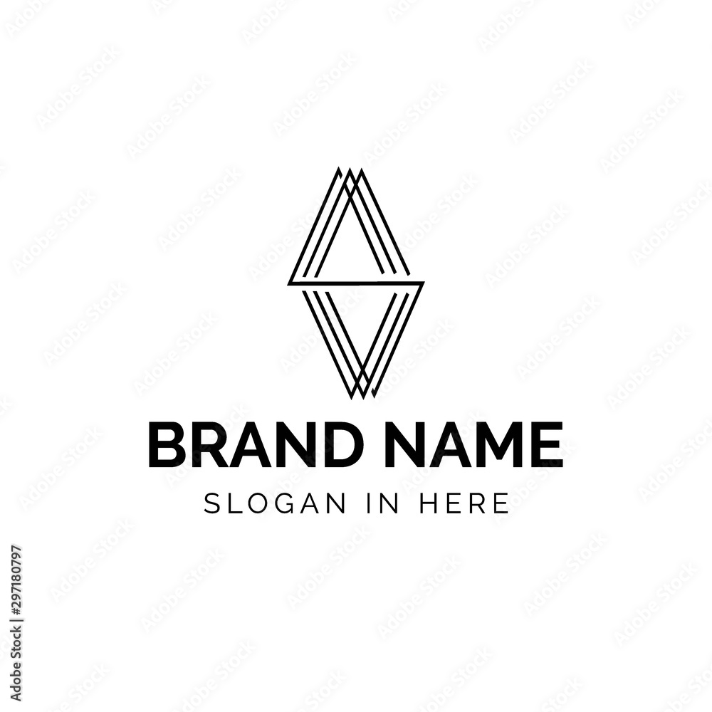 S letters with line art layer style vector logo design illustration S letters with line art layer style vector logo design illustration