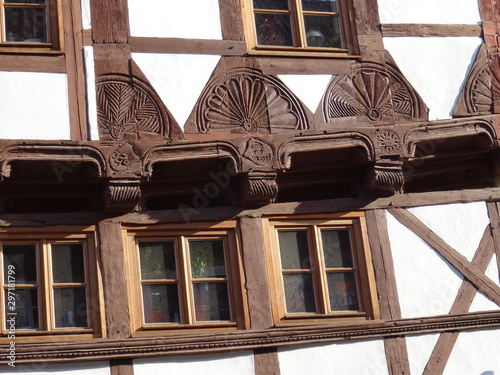 Fachwerkhaus-Fenster photo